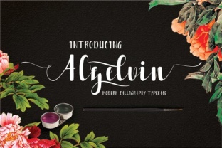 Alzelvin: A Fluid Script Font for Authentic Branding