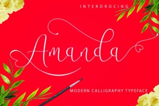 Amanda: A Handwritten Script Font for Modern Web Design