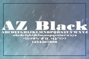 AZ Black: The Bold Serif Font for Premium Branding