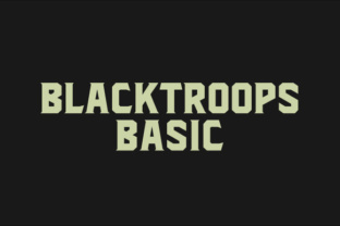 Blacktroops Basic: The Clean Typeface for Modern Brands