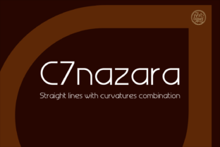 C7nazara: The Modern Sans Serif Font for Crafters