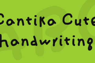 Cantika Cute Handwriting: A Designer's Review for Campaigns