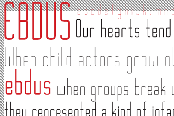 Designing Modern Brands with the Ebdus Family Typeface