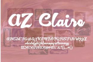 Designing with AZ Claire: A Bold Script Font for Web