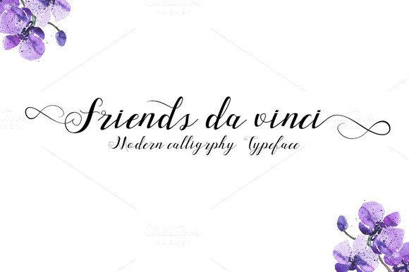 Friends Da Vinci: A Calligraphic Typeface for Editorial Design