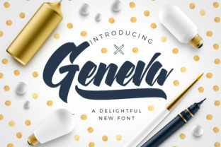 Geneva Font Review: A Bold Script for Modern Branding