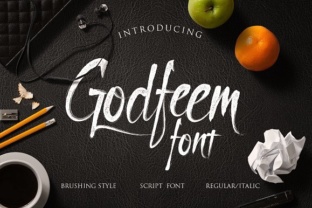 Godfeem: A Brush Script Font for Dynamic Web Design