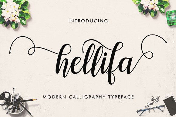 Hellifa: The Modern Script Font for Scroll-Stopping Designs