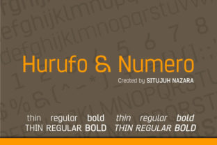 Hurufo Numero: The Modern Typeface for Small Business Branding