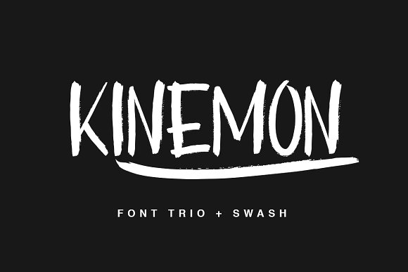 Kinemon Font: The Brush Typeface Your Brand Needs