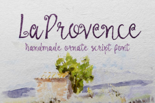 La Provence: A Calligraphy Script Font for Elegant Editorial Design