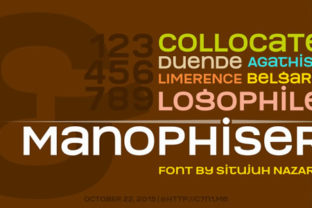 Manophiser: A Modern Sans Serif Typeface for Branding