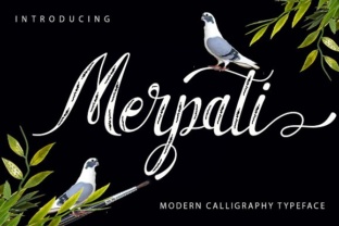 Merpati: The Handwritten Script Font for Scroll-Stopping Designs
