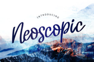 Neoscopic Brush Font for Authentic Brand Identity