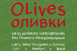 Olives Sans Pimiento Intl: A Versatile Typeface for Modern Branding