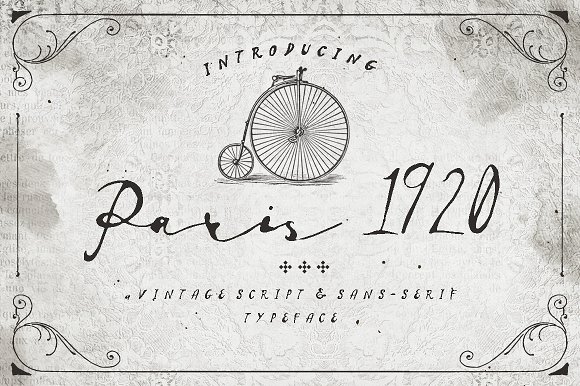 Paris 1920: A Vintage Typeface for Modern Branding