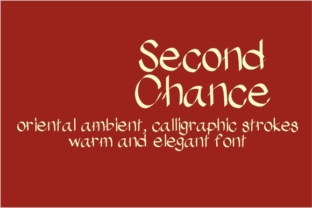 Second Chance: The Elegant Serif Font for Campaigns