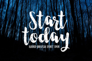 Start Today: The Casual Hand-Brushed Font for Modern Web Design