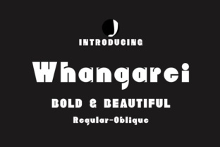 Whangarei: A Modern Sans Serif Font for Editorial Design